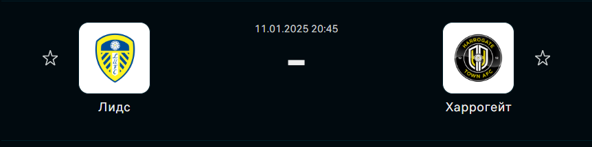 Лидс Юнайтед - Харрогейт Таун: прогноз на матч 11 января 2025