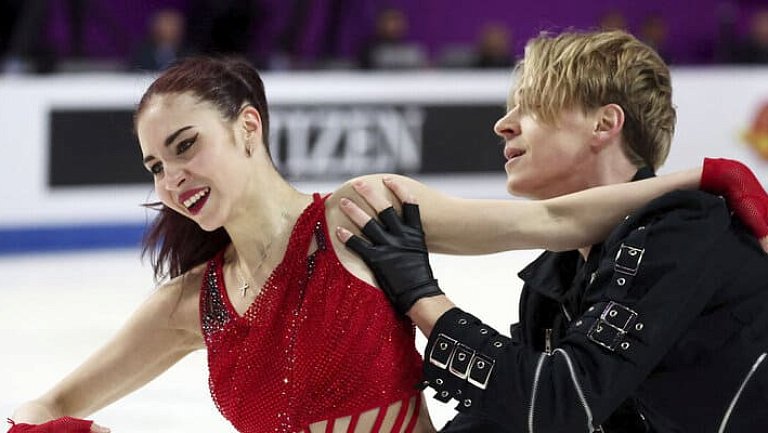 Диана Дэвис и Глеб Смолкин заняли восьмое место на чемпионате Европы в танцах на льду