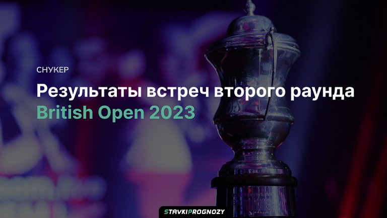 Результаты встреч второго раунда British Open 2023